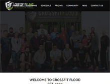 Tablet Screenshot of crossfitflood.com